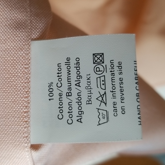 Johnny Kent men's peach color button down shirt in excellent preowned condition - Picture 4 of 6